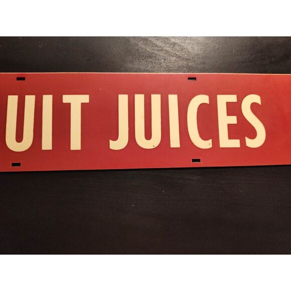 Vtg pair of old plastic signs M&M Ptd - Picture 8 of 9